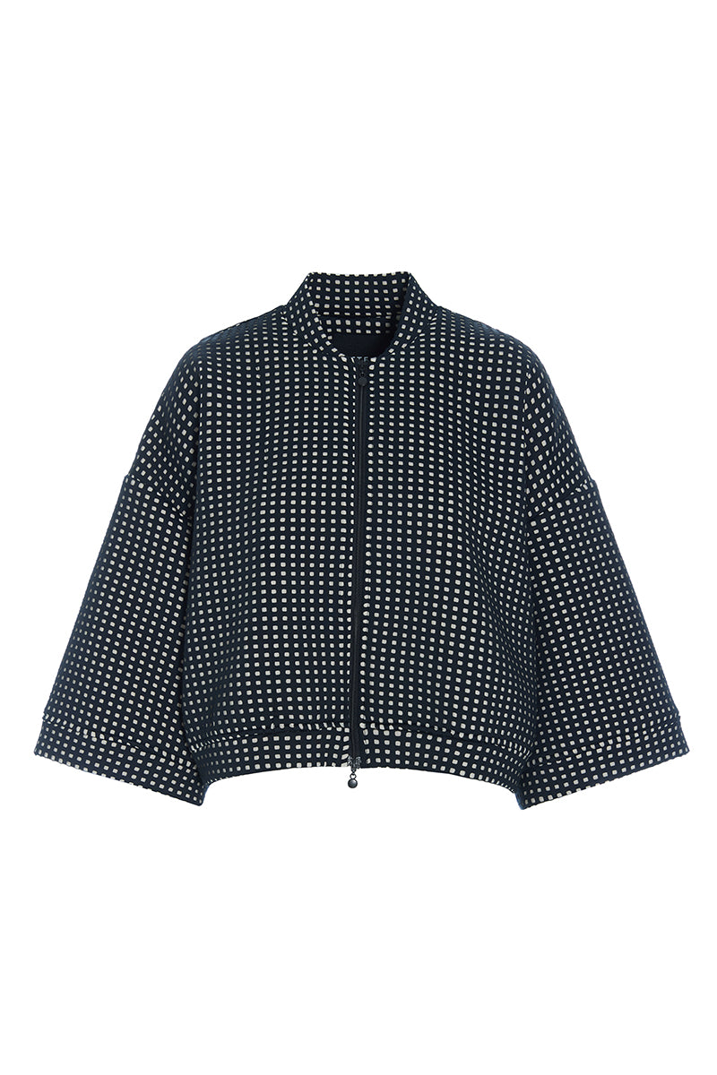 Scuba tiles bomber jacket