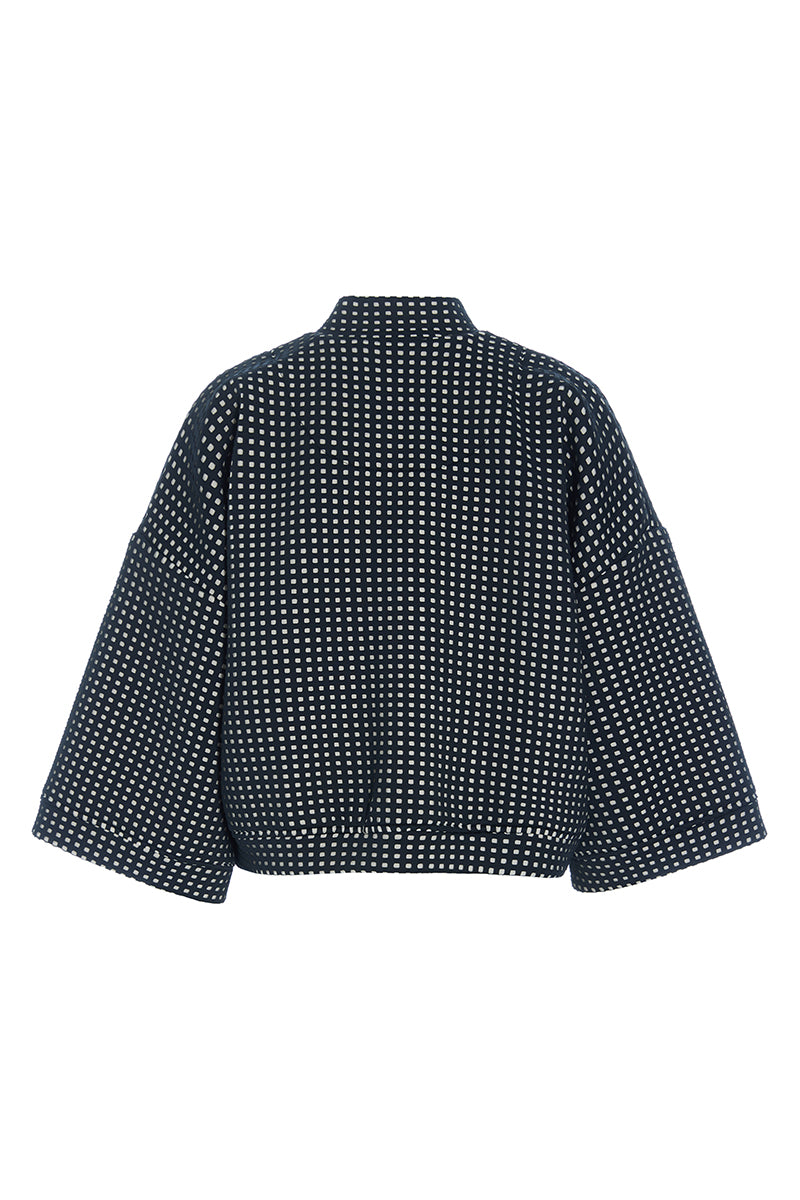 Scuba tiles bomber jacket