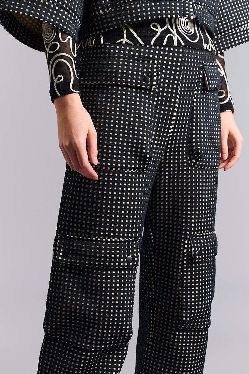 Scuba tiles pocket pants