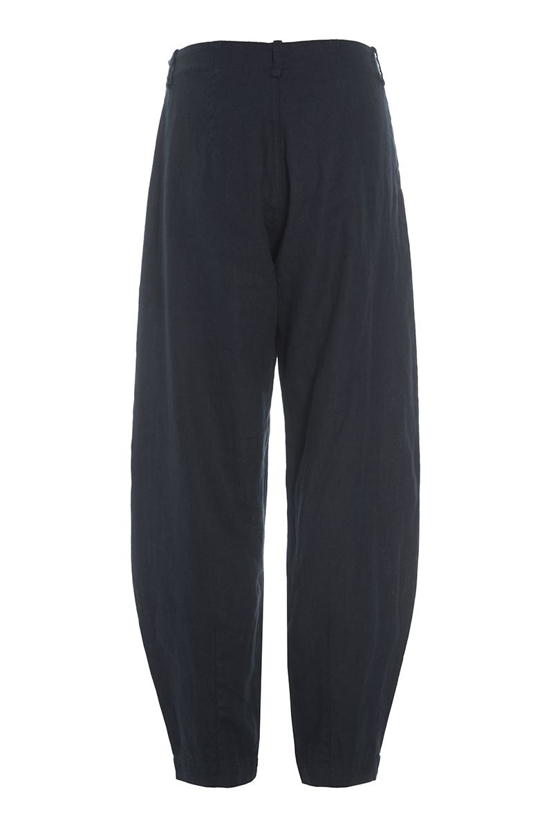 Lazy linen moderate pants