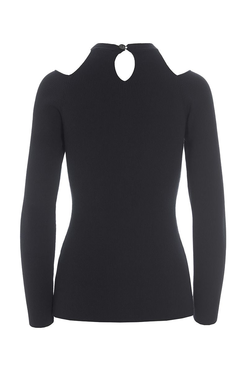 Saku knit blouse with detail