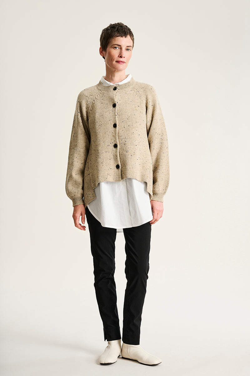 Shinabi cardigan with buttons