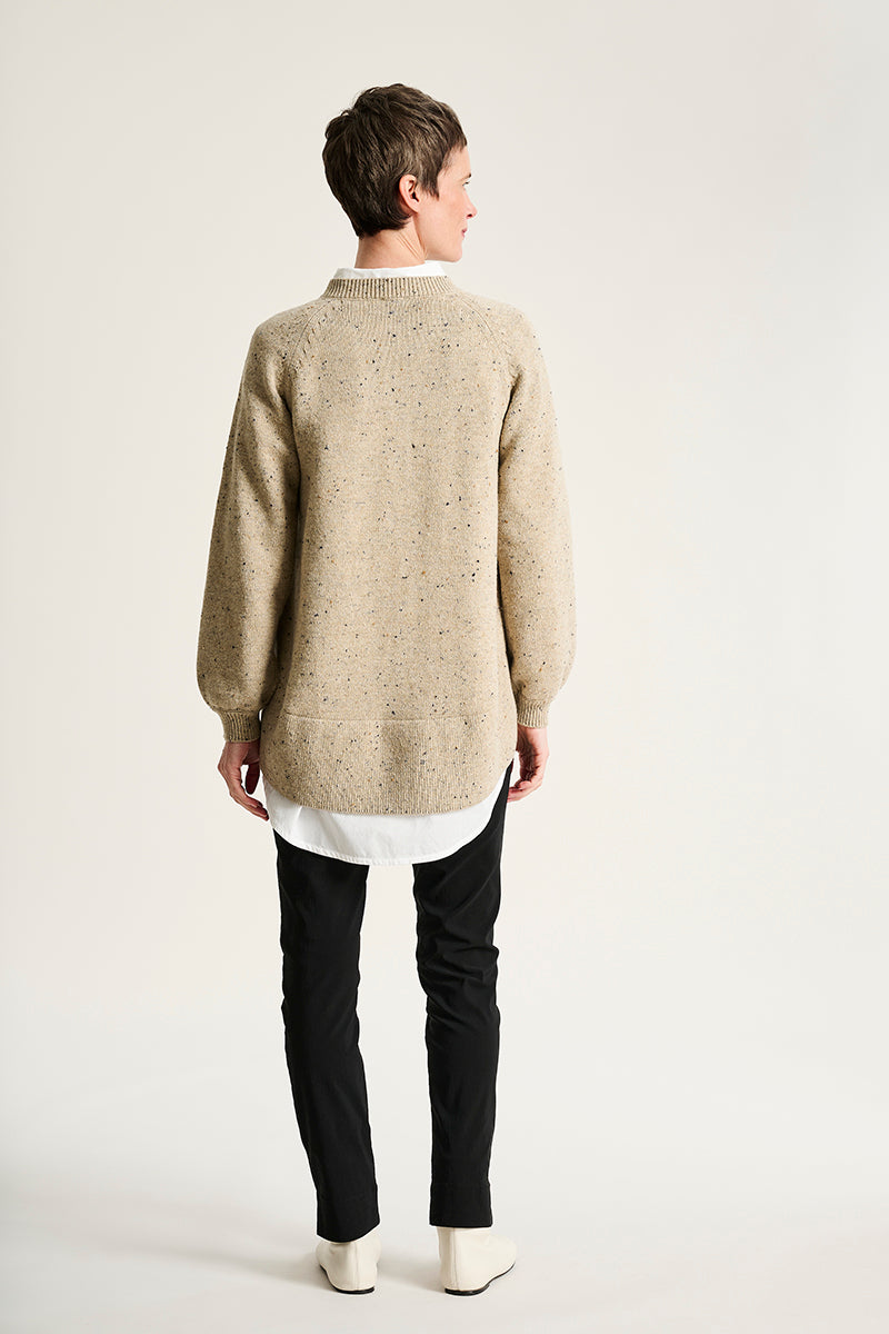 Shinabi cardigan with buttons
