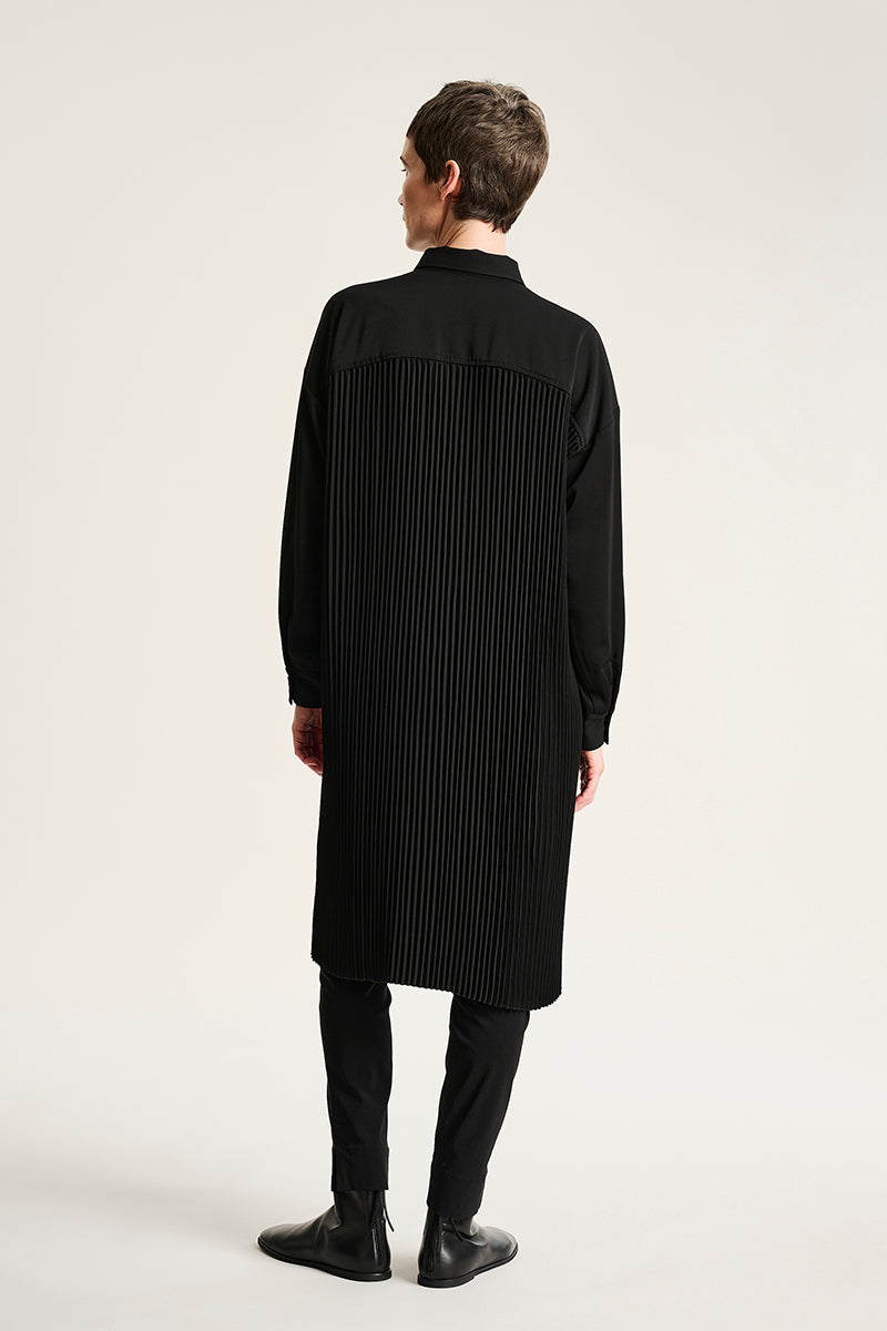Yume dress with plisse detail
