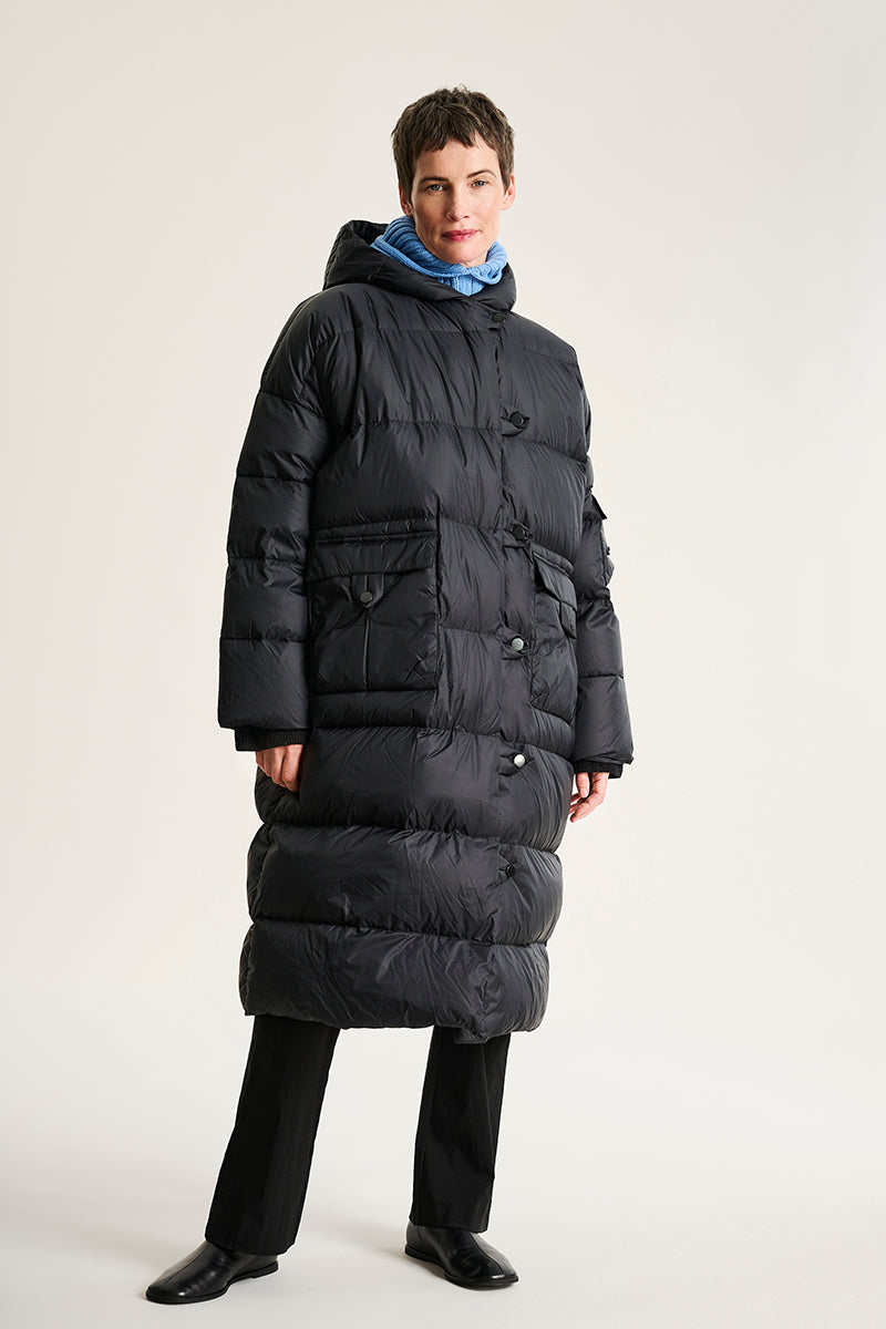 Feather down coat