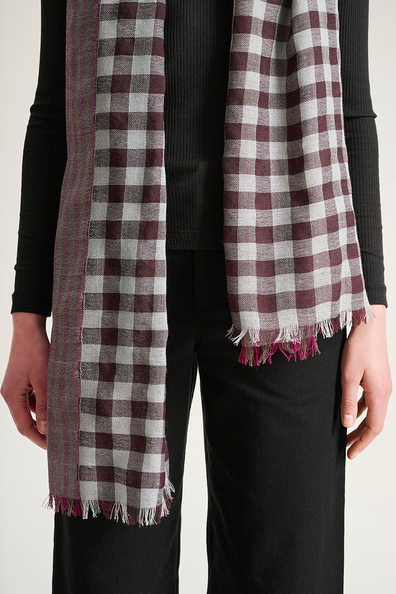 Checks n Stripes scarf