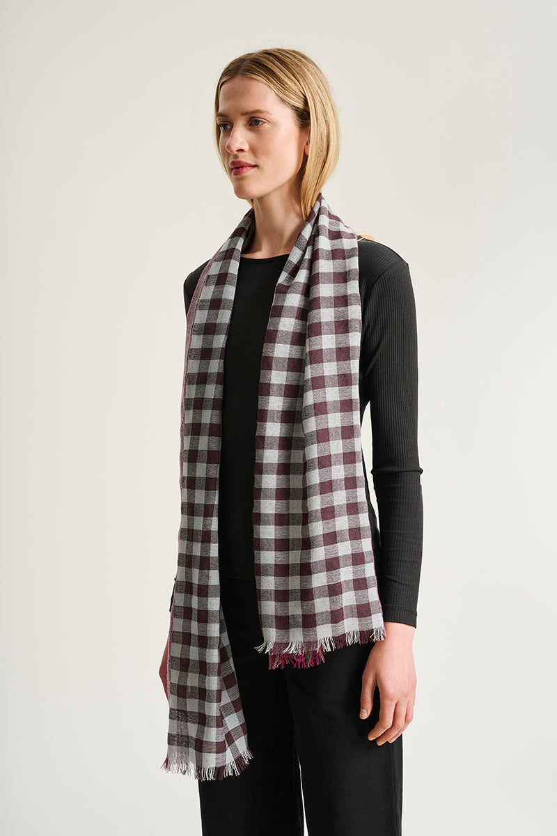 Checks n Stripes scarf