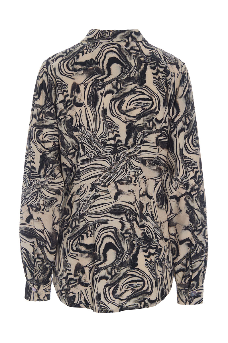 Iki shirt with collar