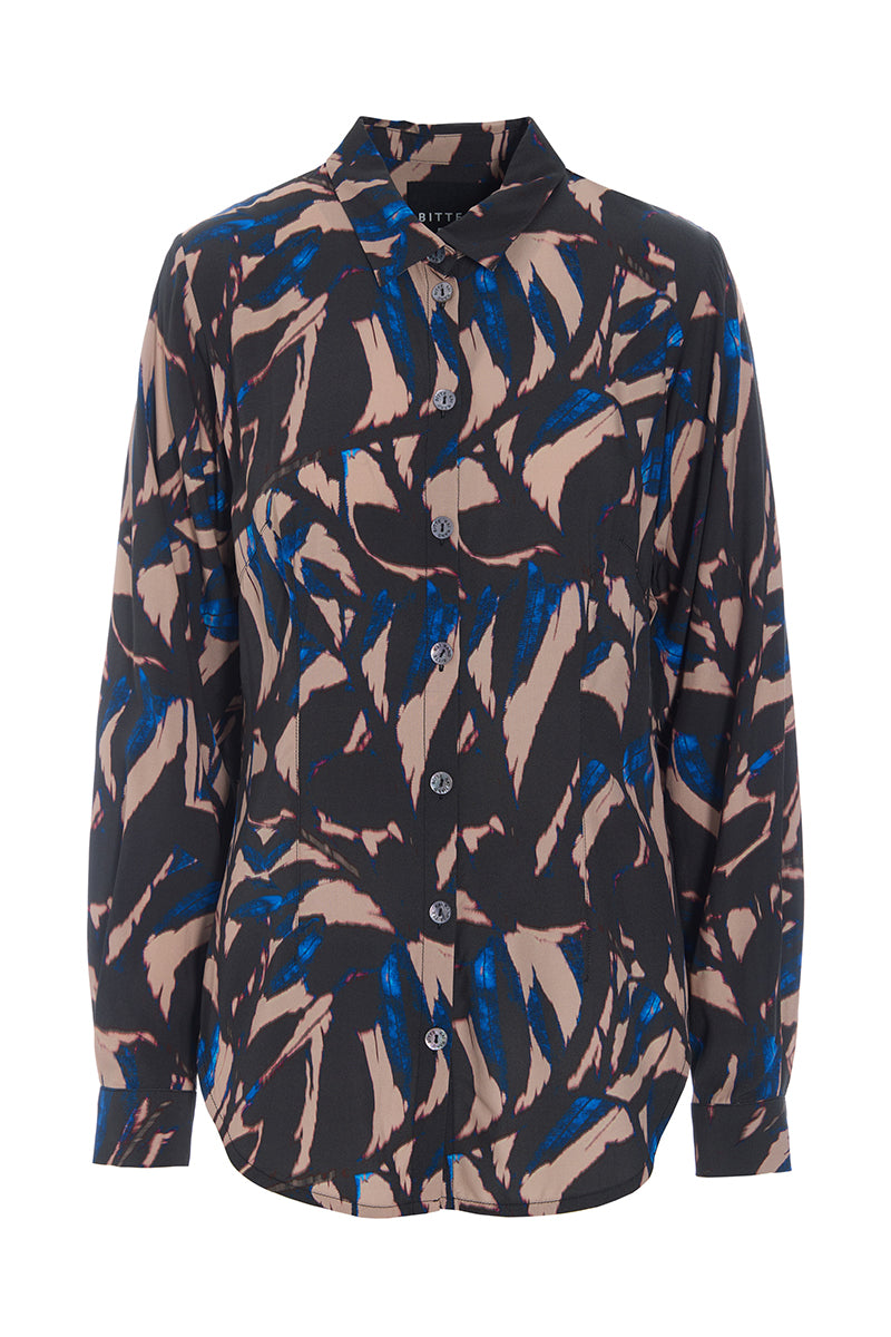 Iki shirt with collar