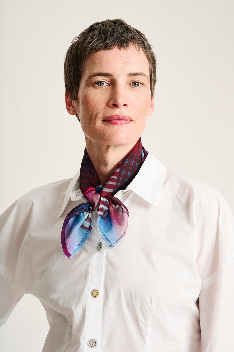 Transparent touch scarf