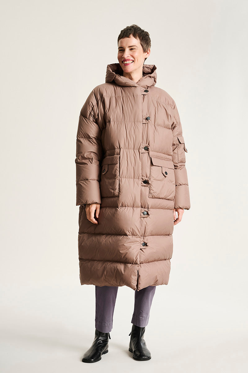 Feather down coat