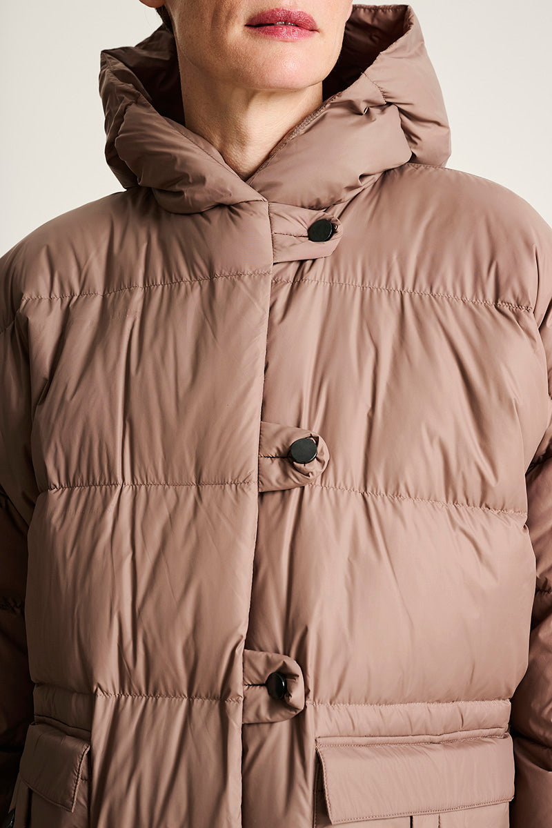 Feather down coat