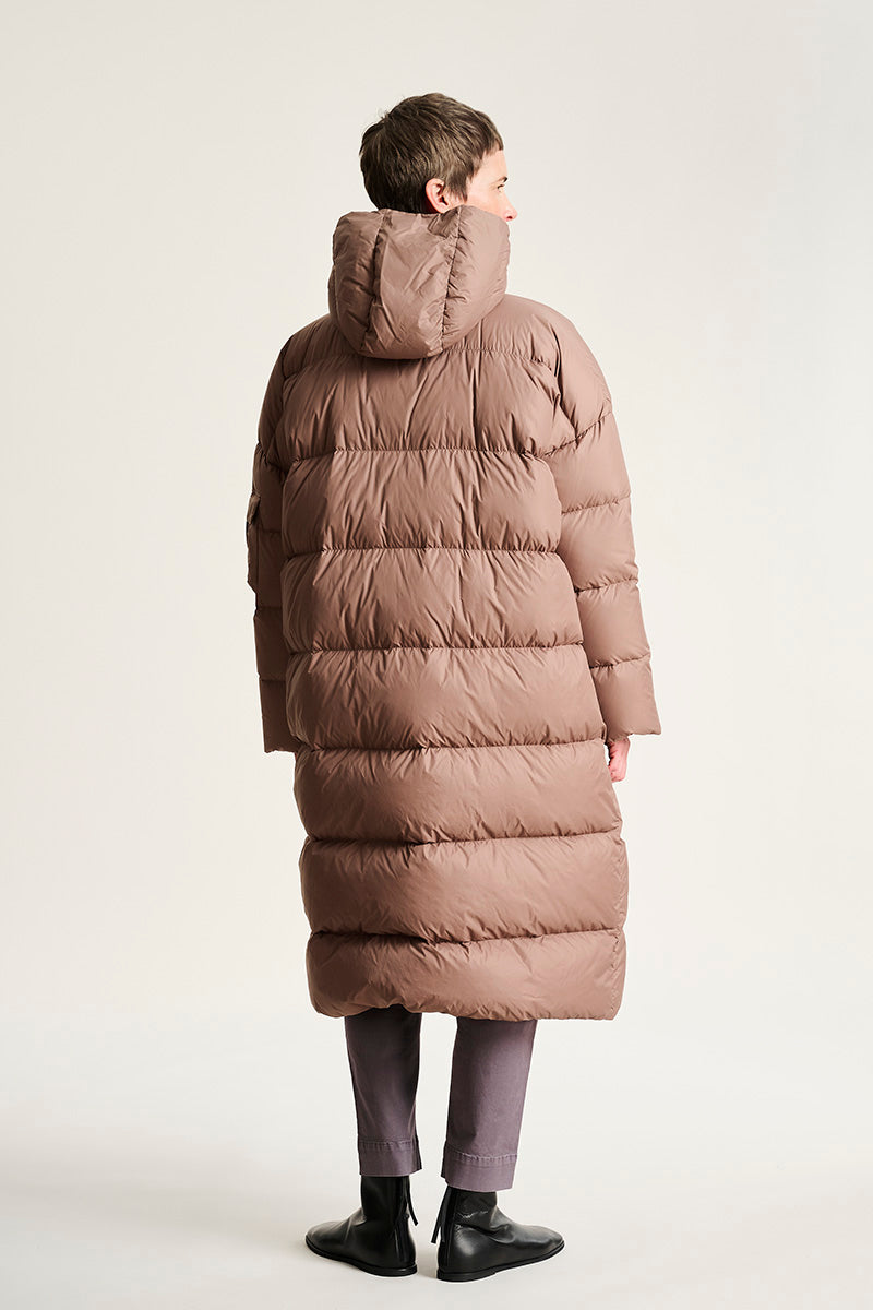 Feather down coat
