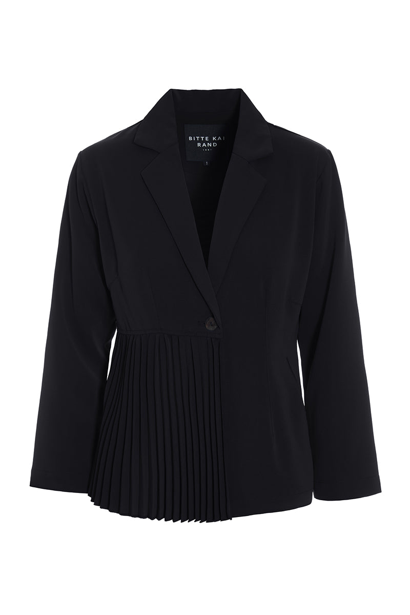 Yume jacket with plisse detail