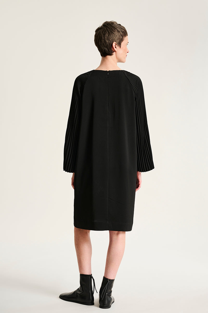 Yume dress with plisse detail
