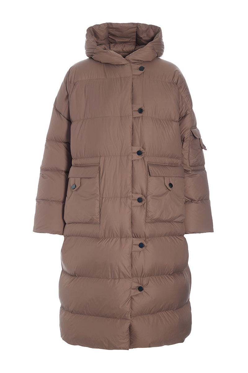 Feather down coat