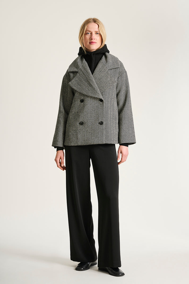 Nishin double-breasted jacket