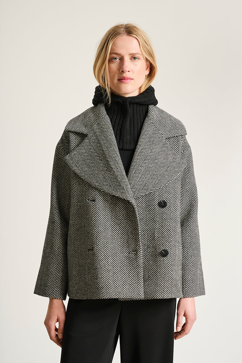 Nishin double-breasted jacket