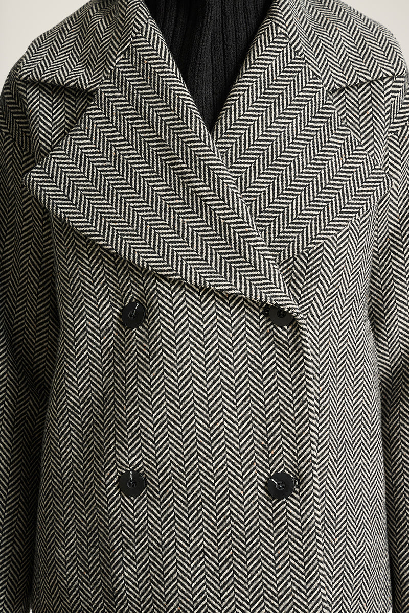 Nishin double-breasted jacket