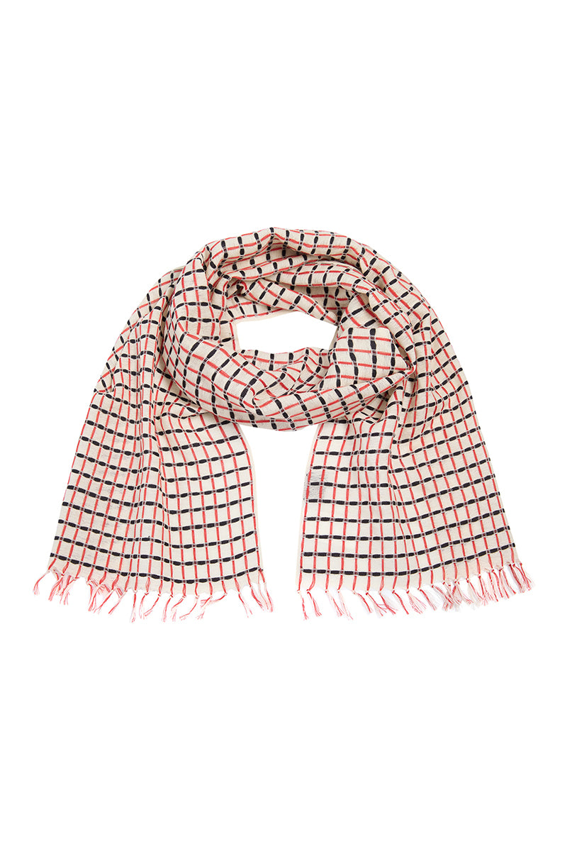 Check threads scarf