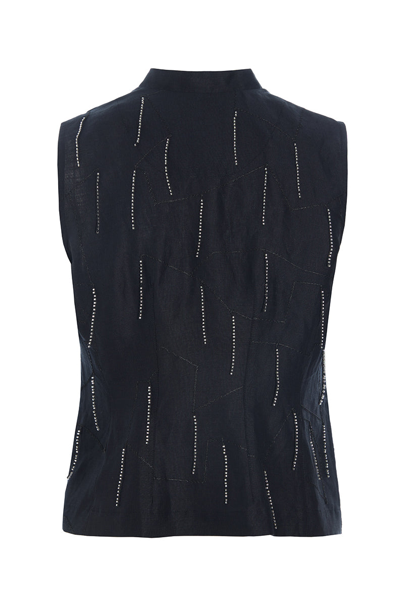 Airy linen waistcoat