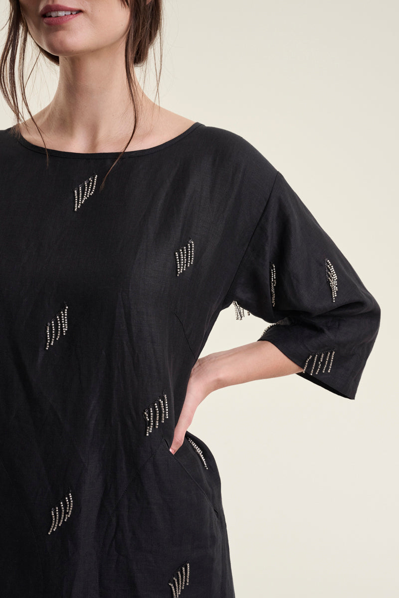 Airy linen dress