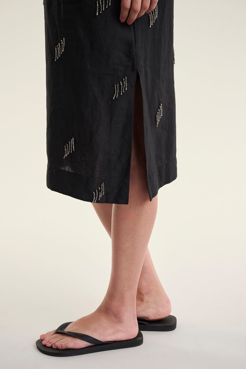 Airy linen dress