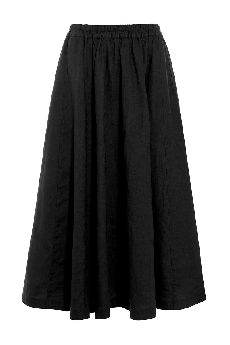 Airy linen skirt