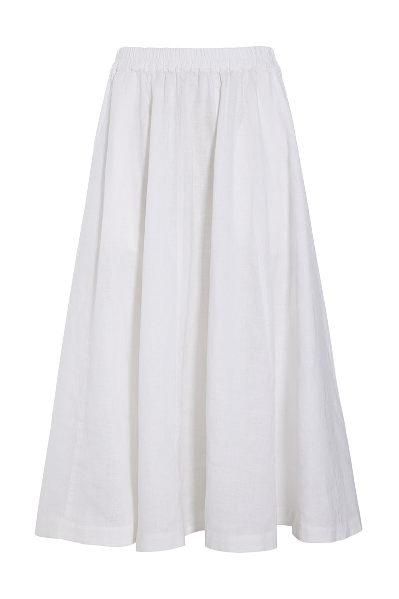 Airy linen skirt