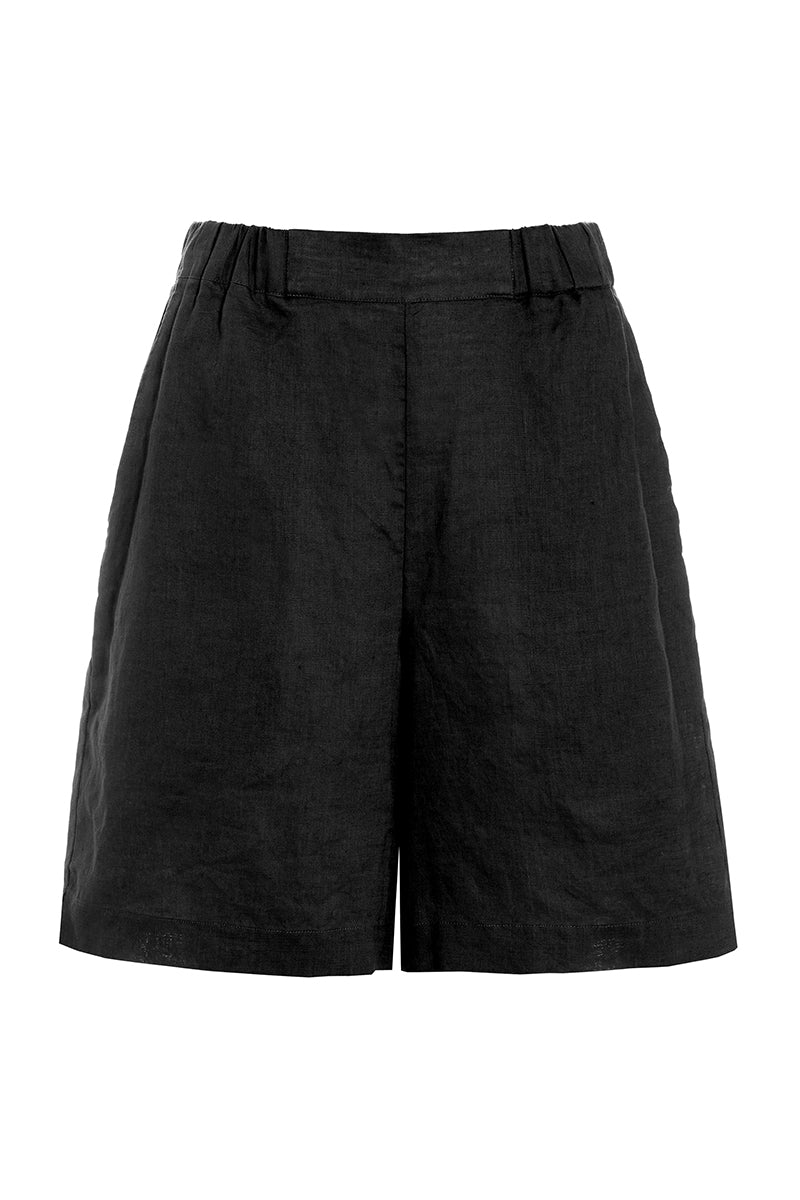 Airy linen shorts