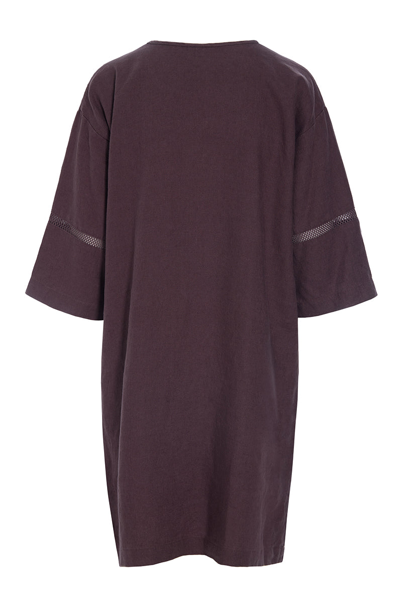Dress Lazy linen with panels