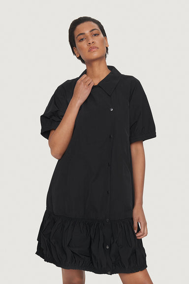 Fukkura poplin shirt dress