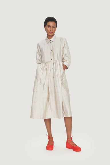 Quilt shirt dress