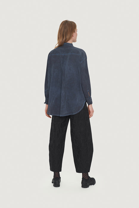 Jacquard stretch trousers