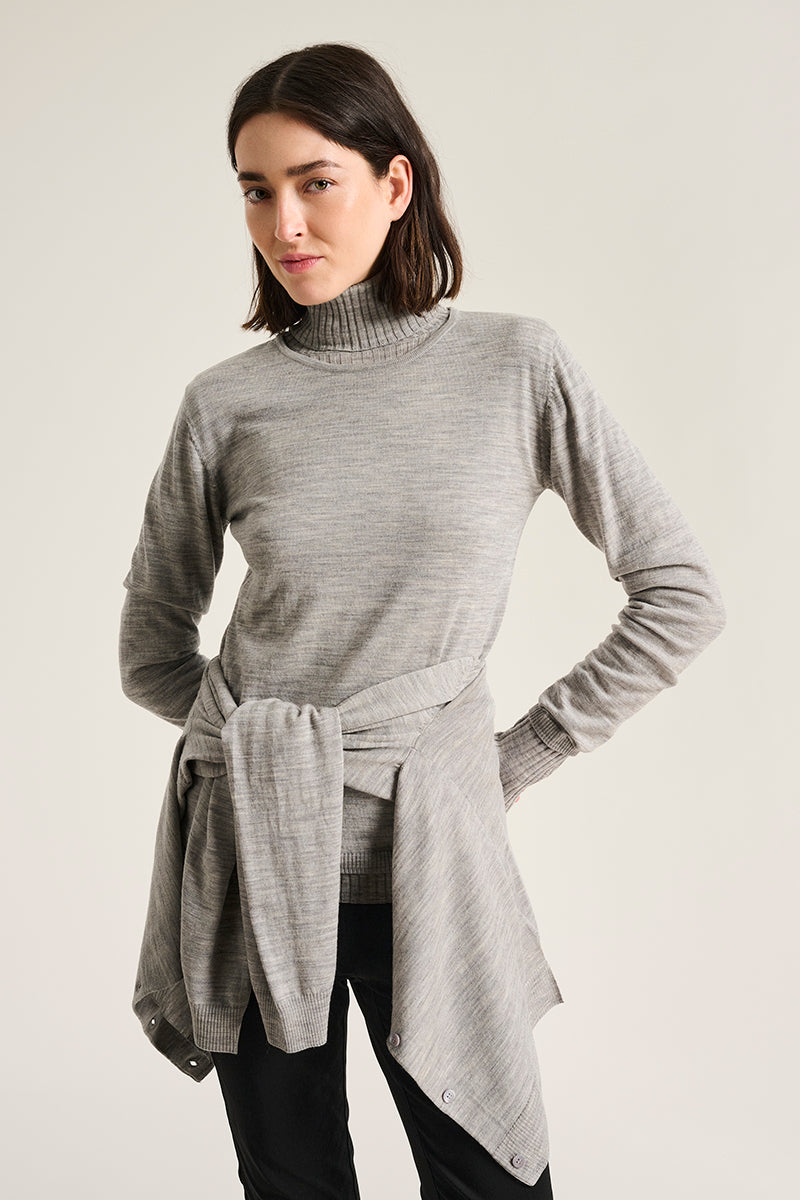 New wool turtleneck pullover