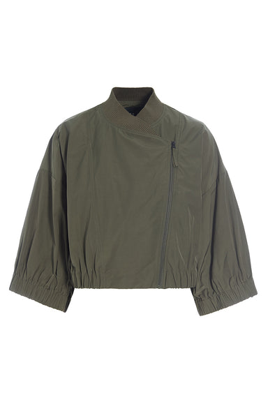 Fukkura poplin bomber jacket