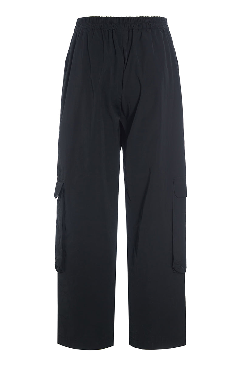 Fukkura poplin pocket trousers