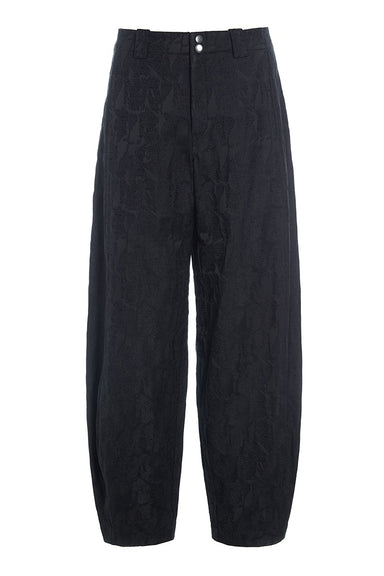 Jacquard stretch trousers