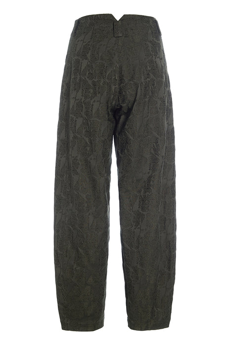 Jacquard stretch trousers