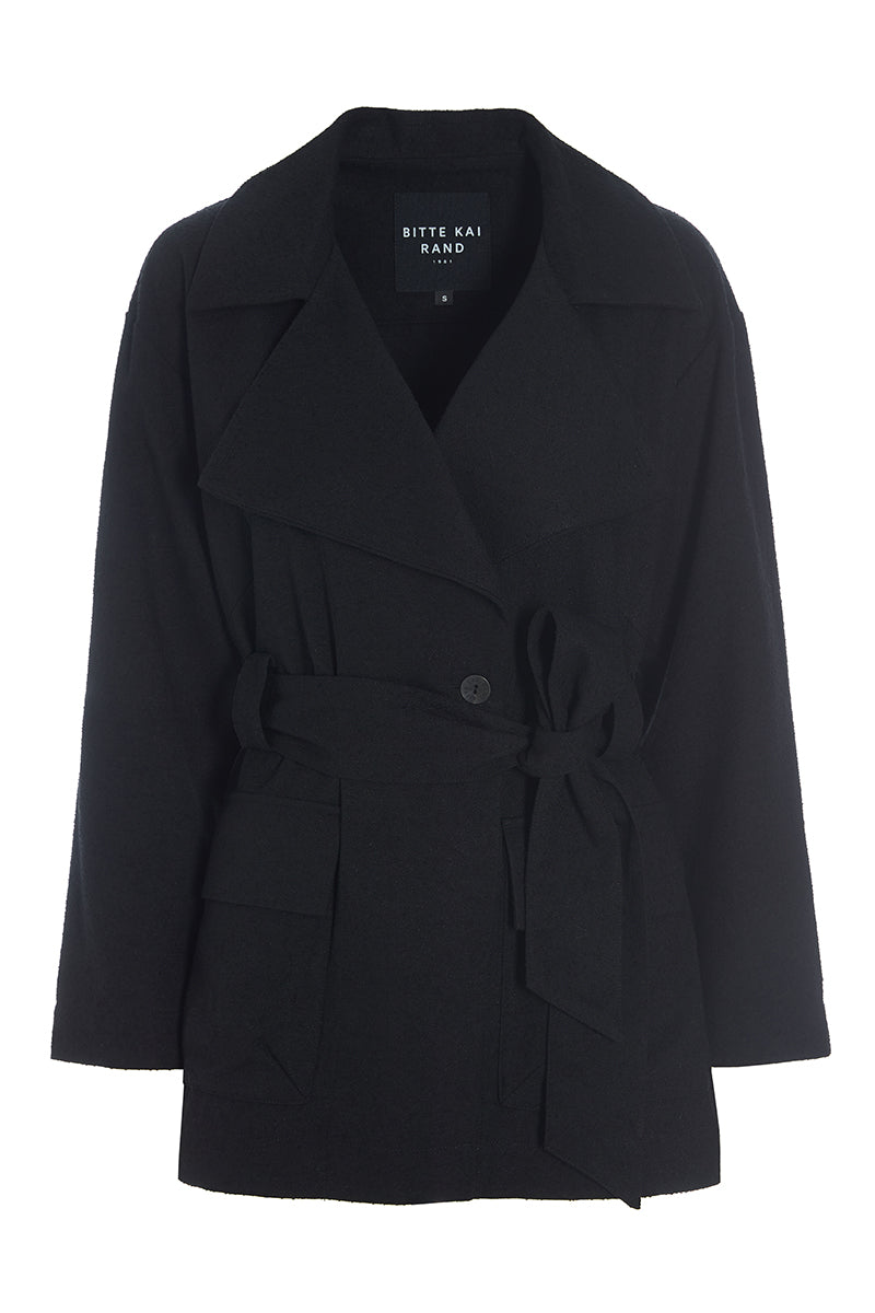 Bouclino jacket with belt