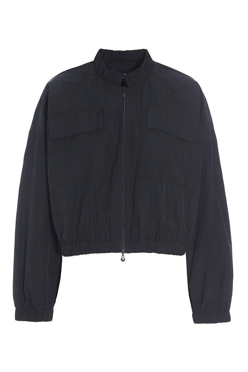 Fukkura poplin bomber jacket