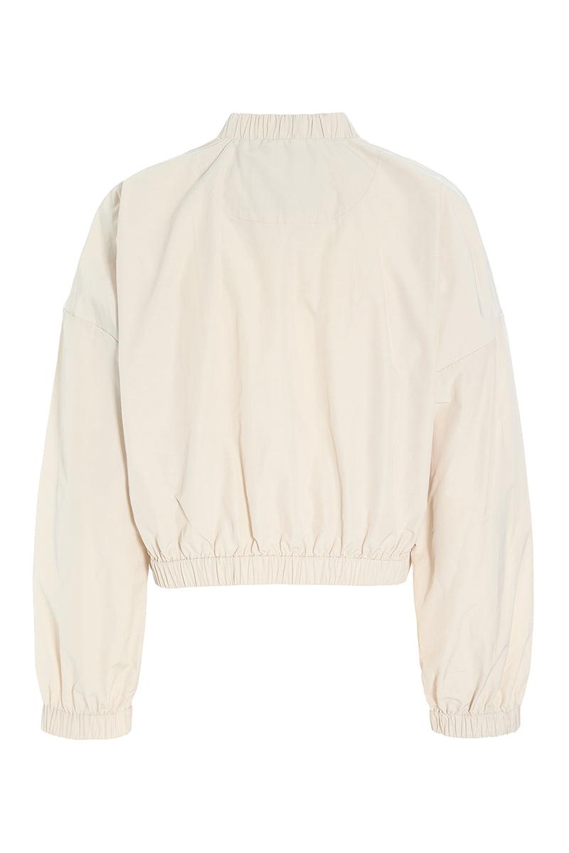 Fukkura poplin bomber jacket