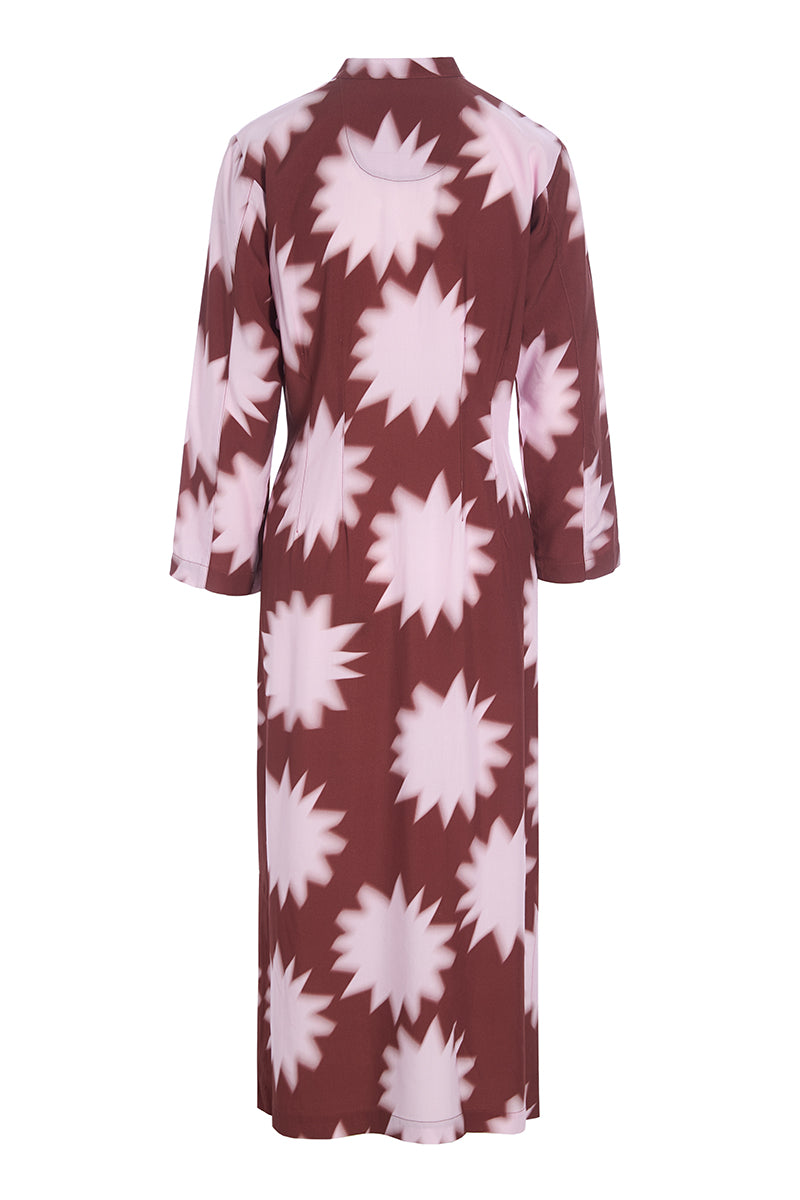 Iki dress with buttons