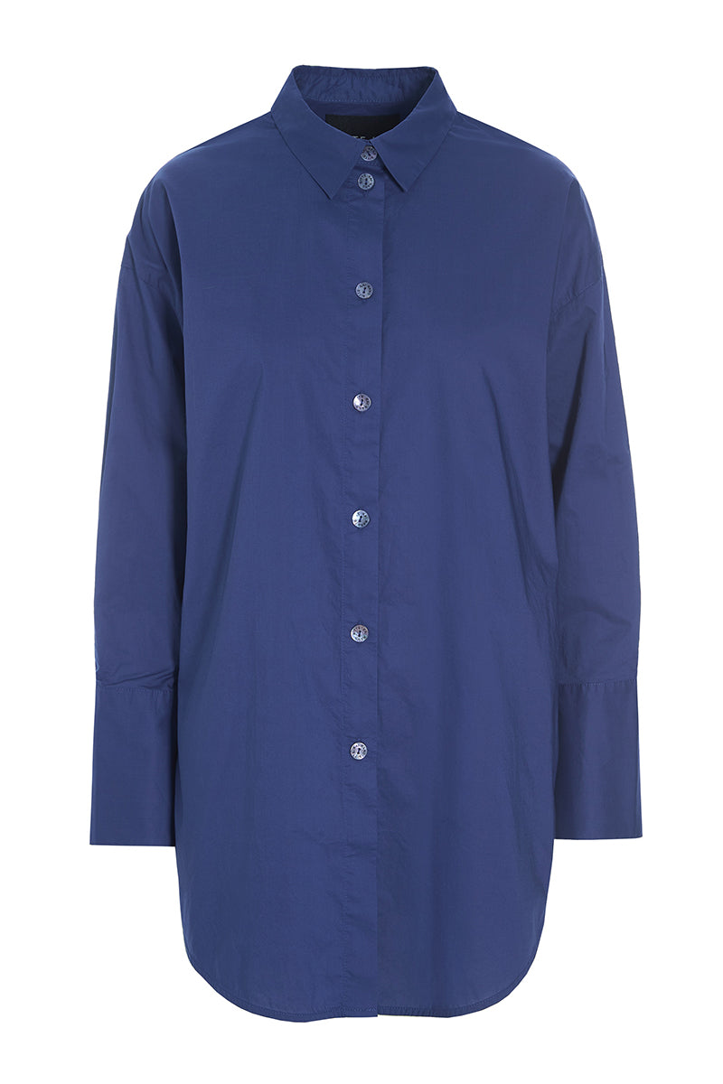 Core cotton oversize shirt