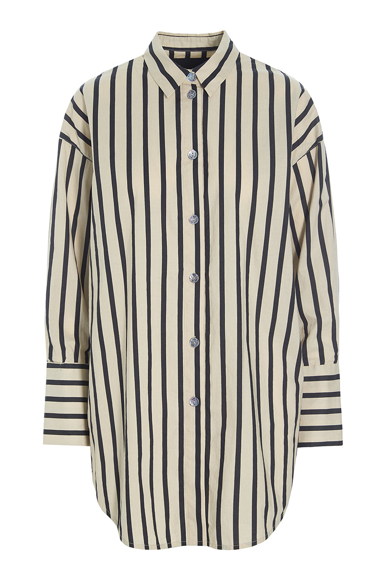 Pirate stripe oversize shirt