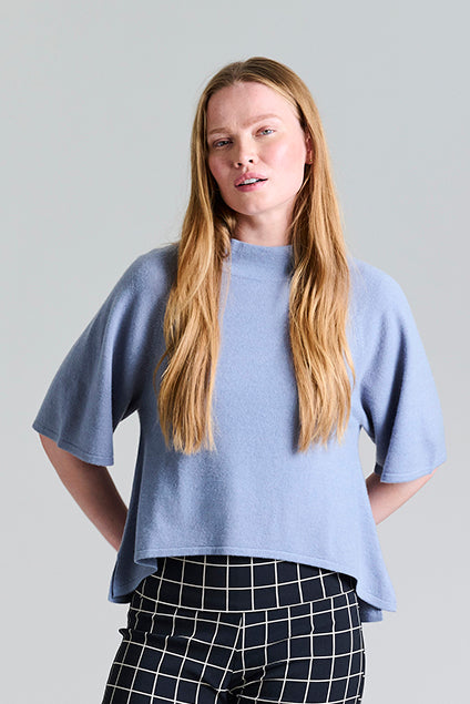 Cloud cashmere blouse