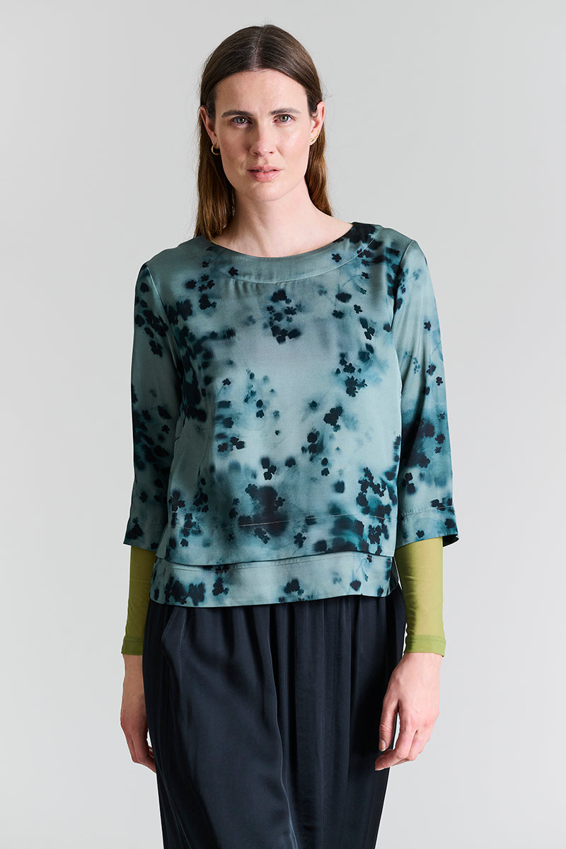 Frozen flowers FSC blouse