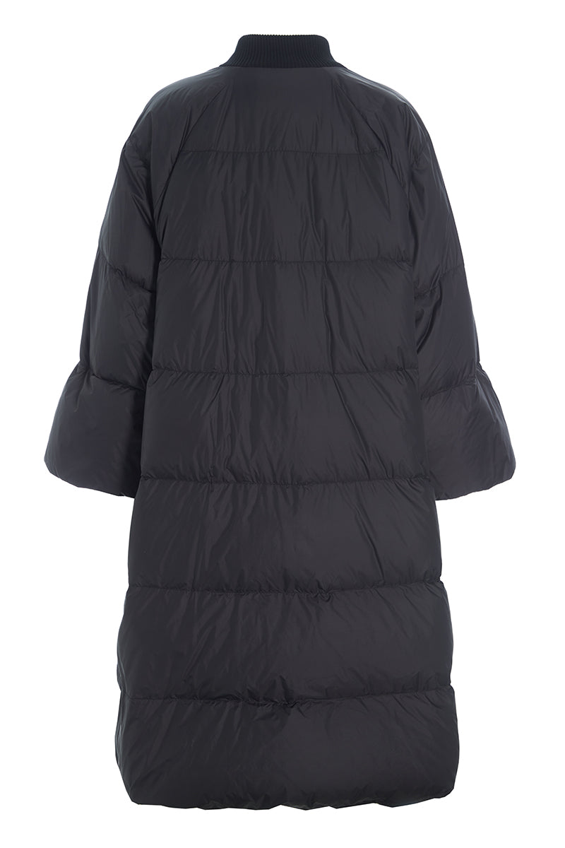 Feather down coat
