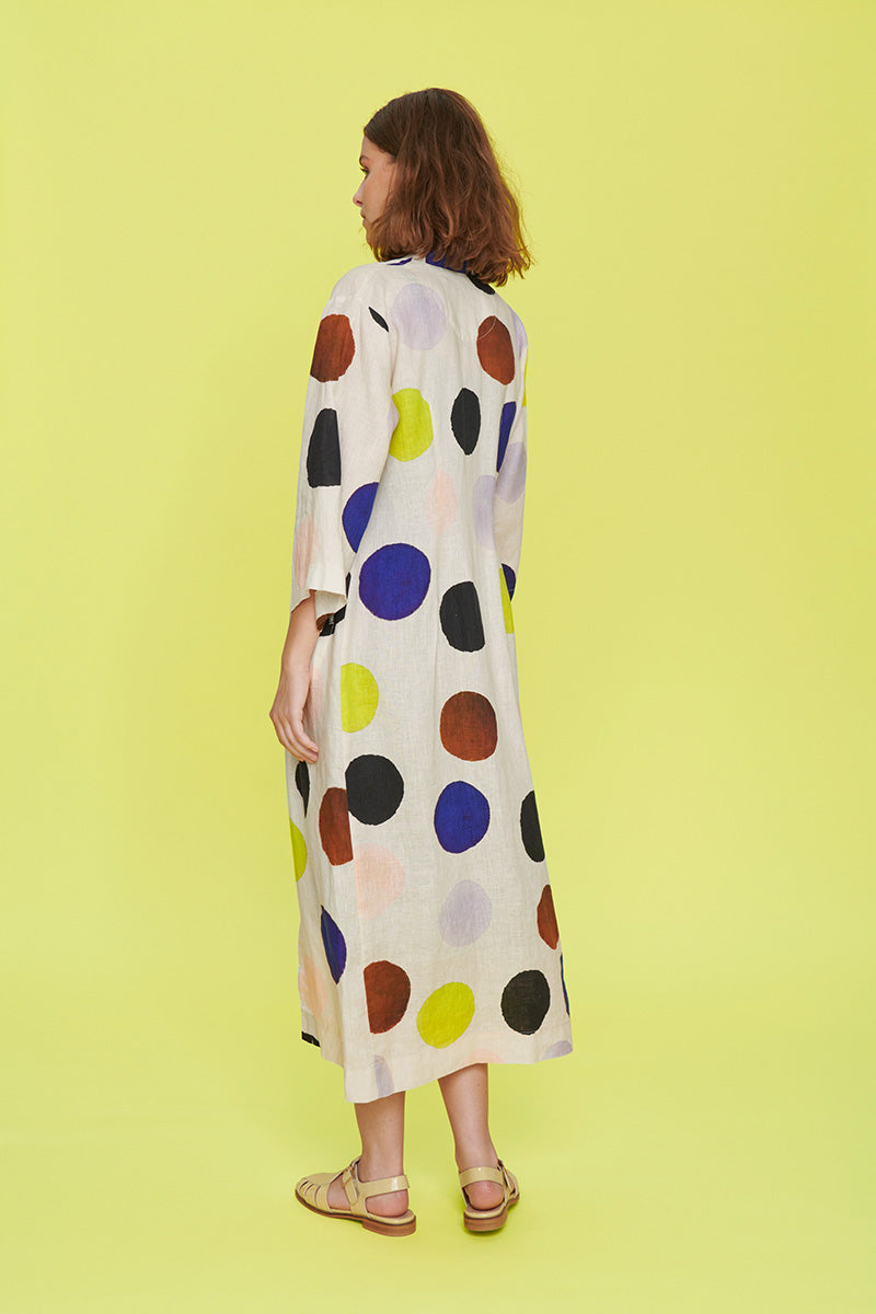 Dress Harukaze with button