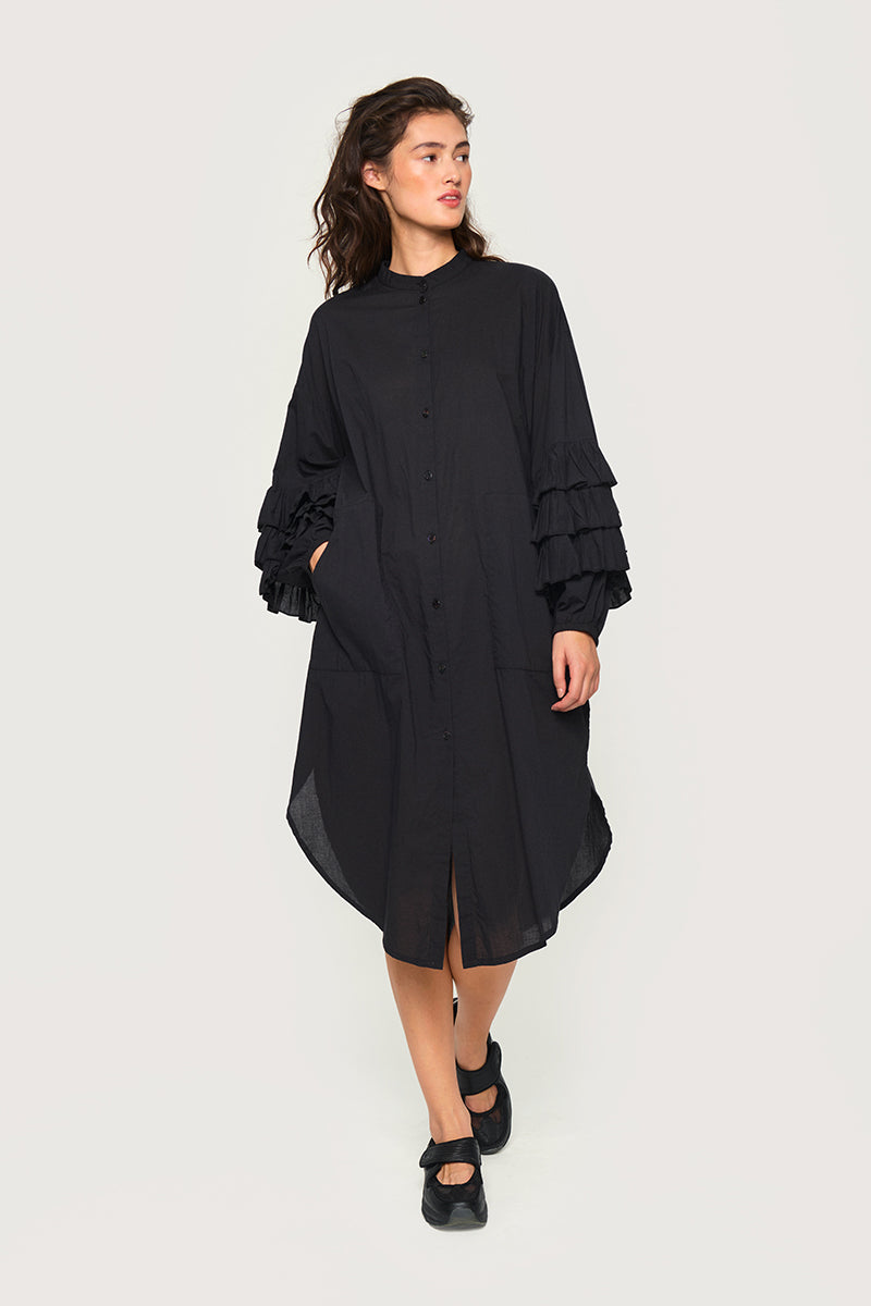 Vellum voile tunic shirt